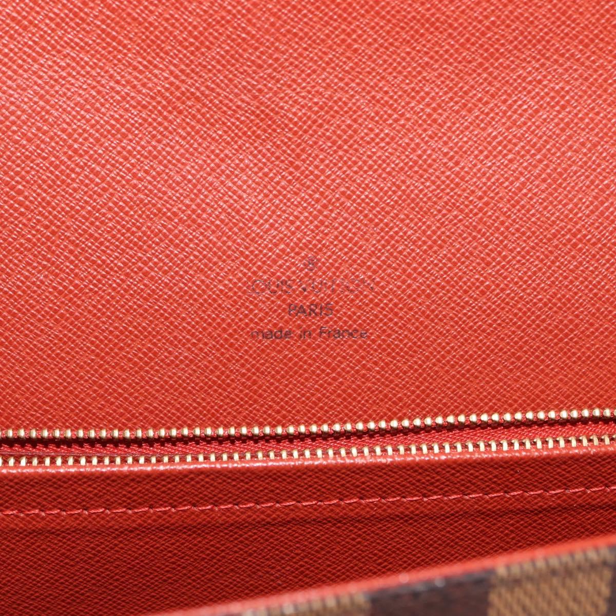 LOUIS VUITTON Damier Ebene Tribeca Ron Shoulder Bag N51160 LV Auth 146766