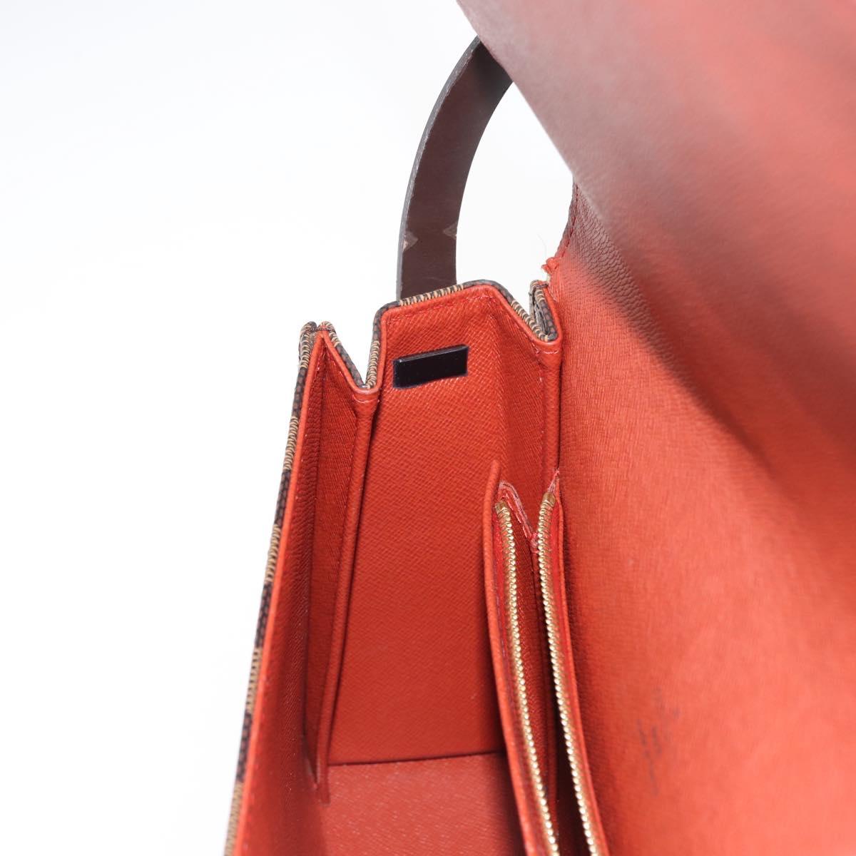 LOUIS VUITTON Damier Ebene Tribeca Ron Shoulder Bag N51160 LV Auth 146766