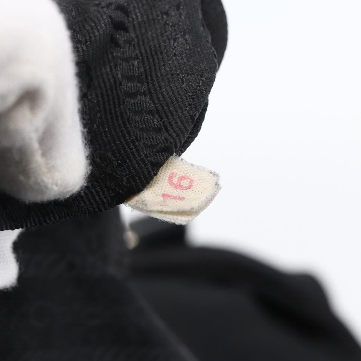 PRADA Tote Bag Nylon Leather 2way Black Silver Auth 146769