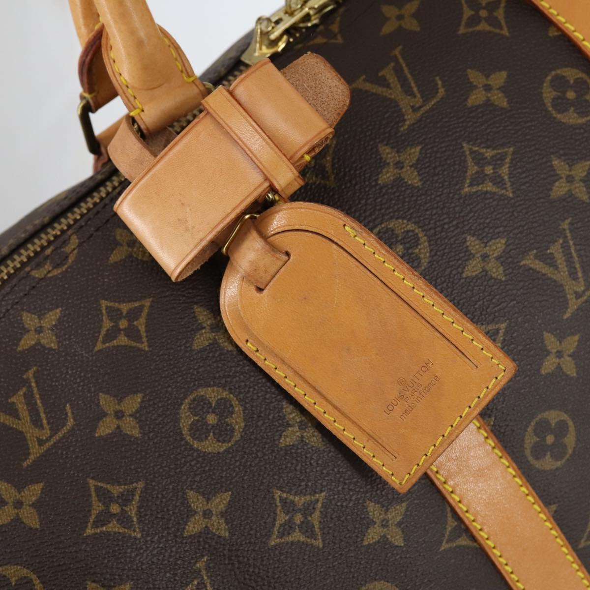 LOUIS VUITTON Monogram Keepall 55 Boston Bag M41424 LV Auth 146775