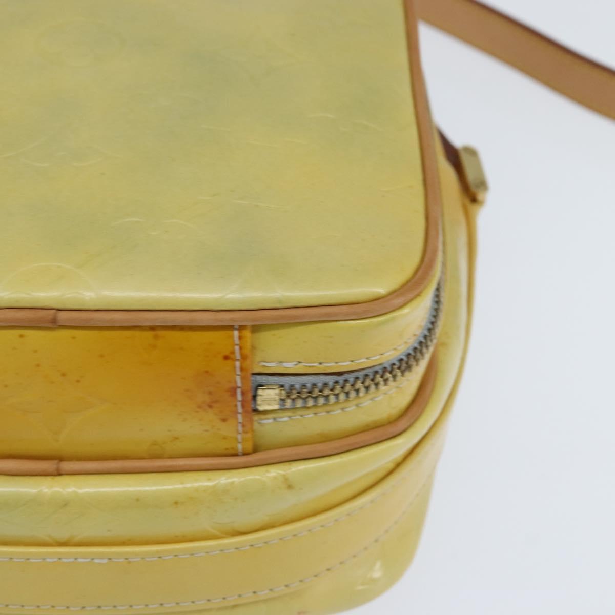 LOUIS VUITTON Monogram Vernis Wooster Shoulder Bag Gris M91036 LV Auth 146779