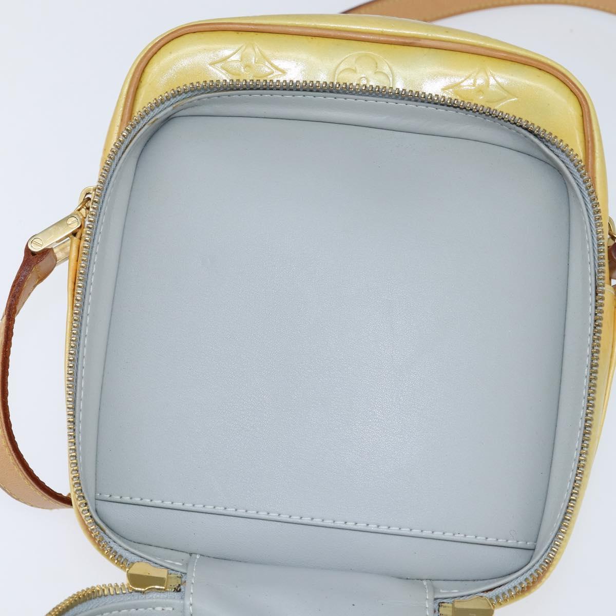 LOUIS VUITTON Monogram Vernis Wooster Shoulder Bag Gris M91036 LV Auth 146779