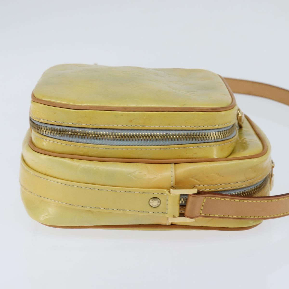 LOUIS VUITTON Monogram Vernis Wooster Shoulder Bag Gris M91036 LV Auth 146779