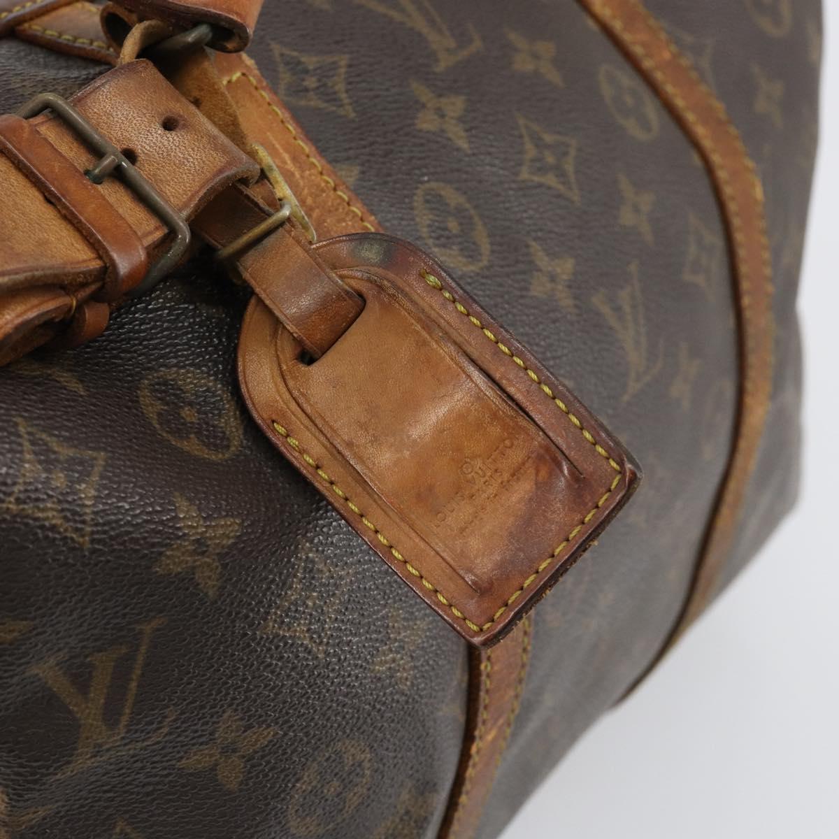 LOUIS VUITTON Monogram Sac Souple 35 Boston Bag M41626 LV Auth 146798