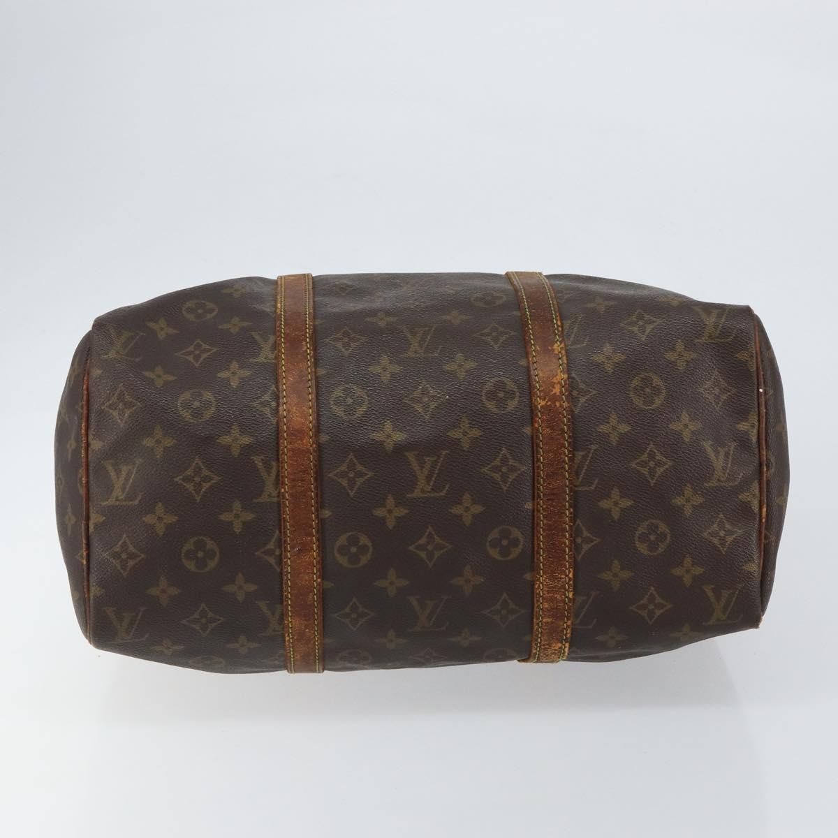 LOUIS VUITTON Monogram Sac Souple 35 Boston Bag M41626 LV Auth 146798