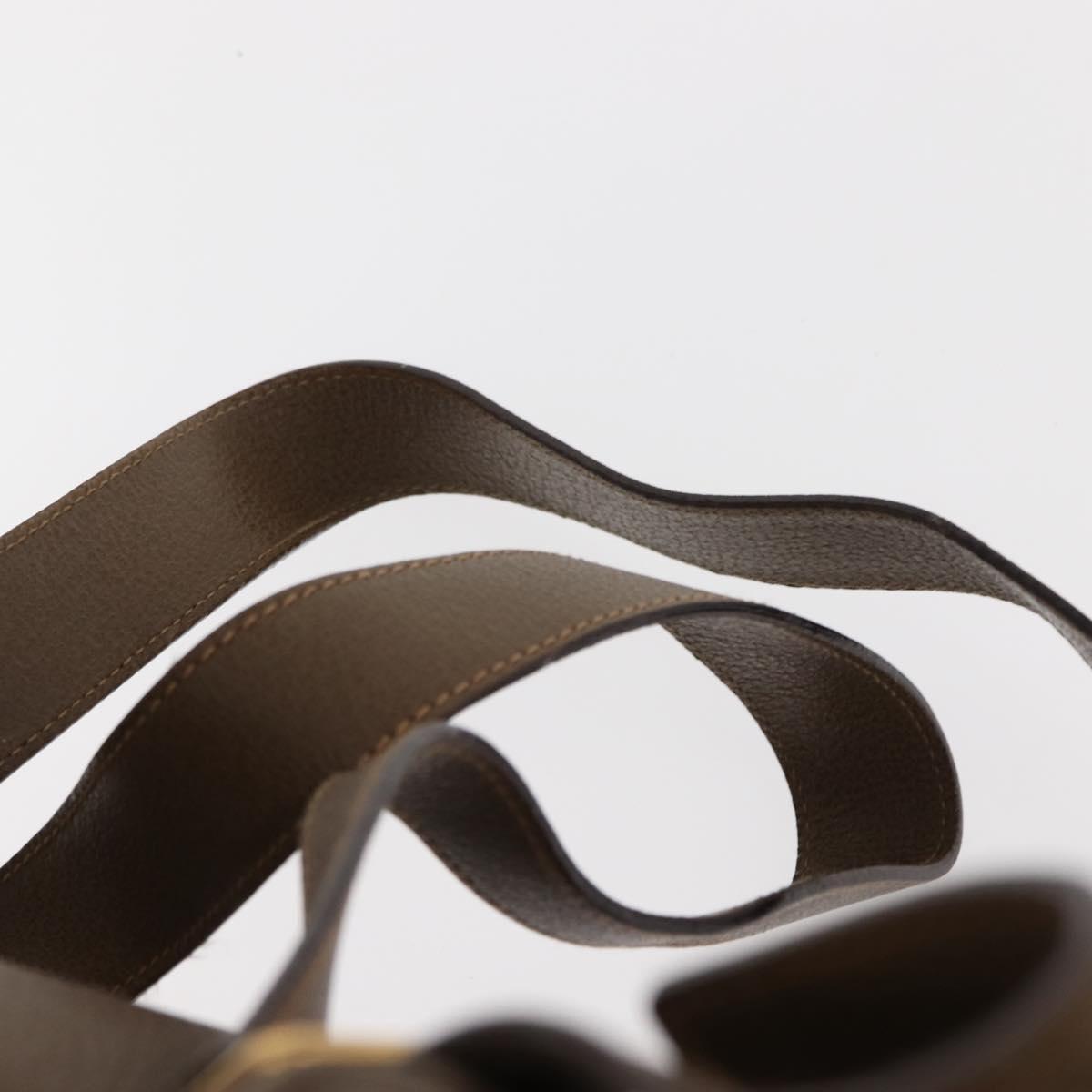 GUCCI Bamboo Backpack Suede Brown Gold 003 58 0016 Auth 146807