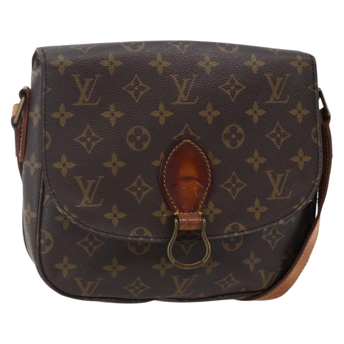 LOUIS VUITTON Monogram Saint Cloud GM Shoulder Bag M51242 LV Auth 146821