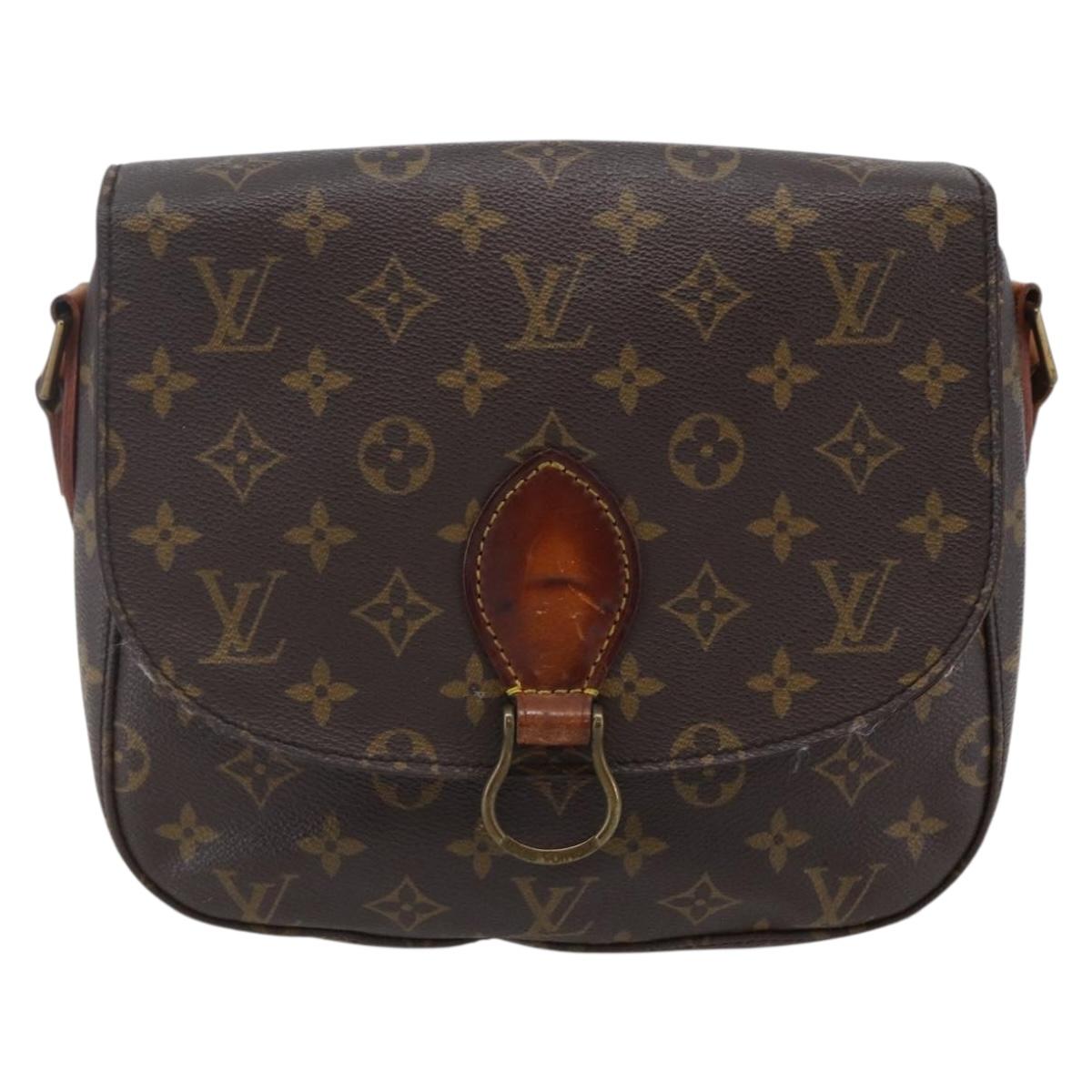 LOUIS VUITTON Monogram Saint Cloud GM Shoulder Bag M51242 LV Auth 146821