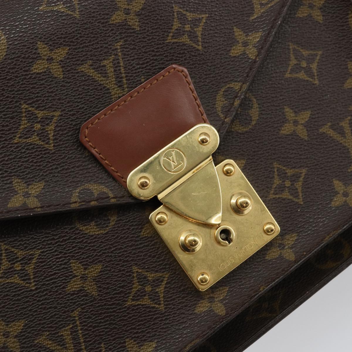 LOUIS VUITTON Monogram Monceau 28 Hand Bag M51185 LV Auth 146829