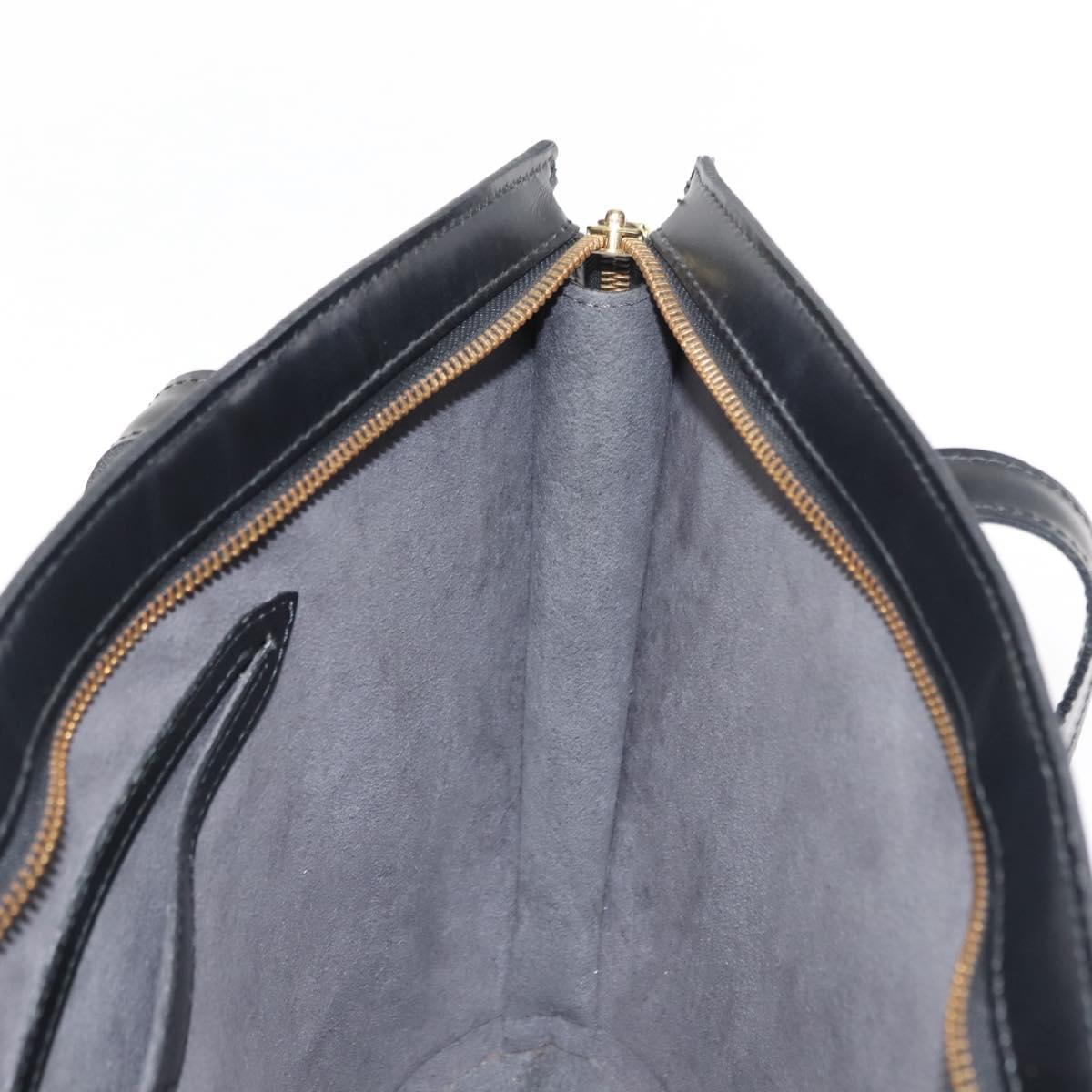 LOUIS VUITTON Epi Saint Jacques Powanie Long Bag Black M52332 LV Auth 146849