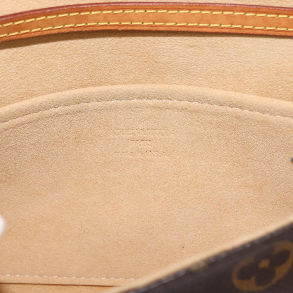 LOUIS VUITTON Monogram Pochette Twin GM Shoulder Bag M51852 LV Auth 146850