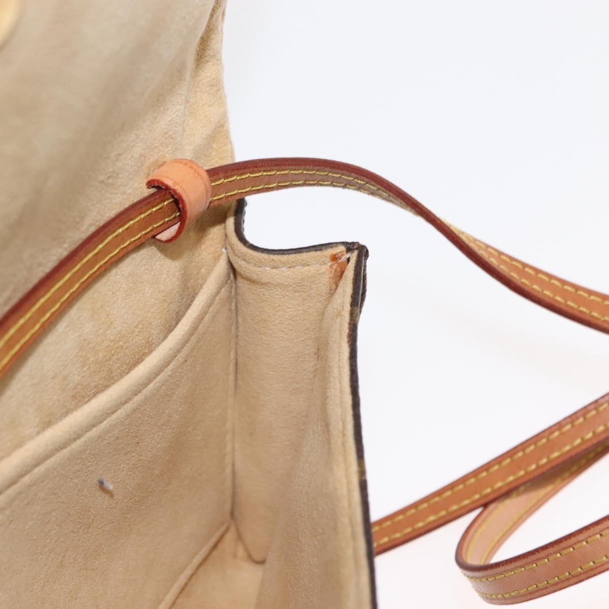 LOUIS VUITTON Monogram Pochette Twin GM Shoulder Bag M51852 LV Auth 146850