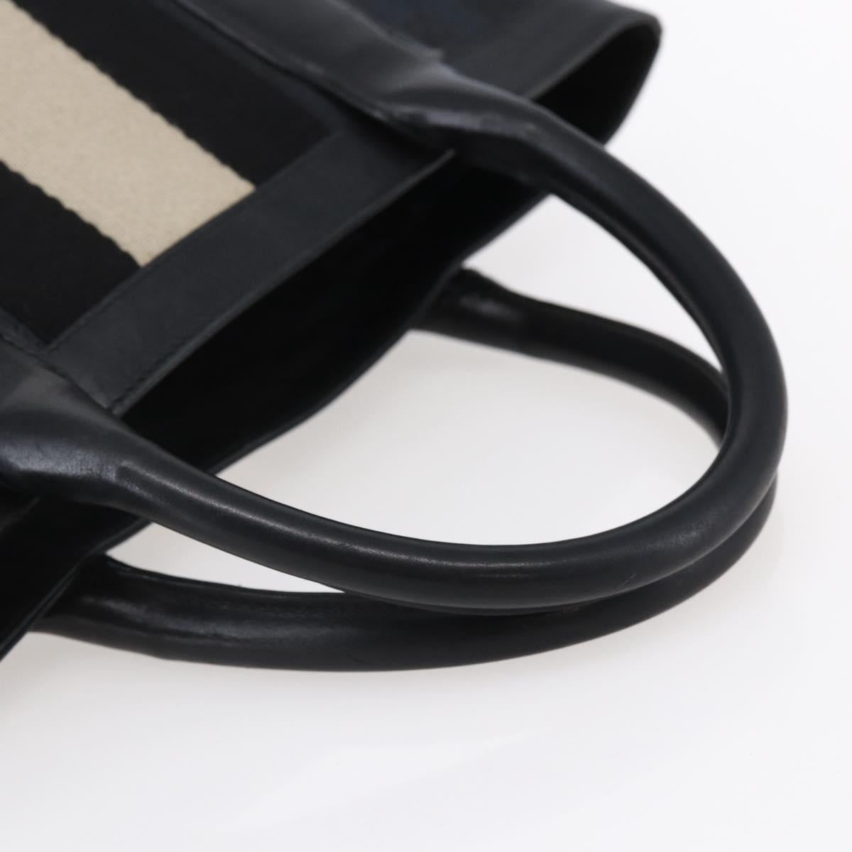 GUCCI GG Canvas Sherry Line Hand Bag Black 002 1093 Auth 146866