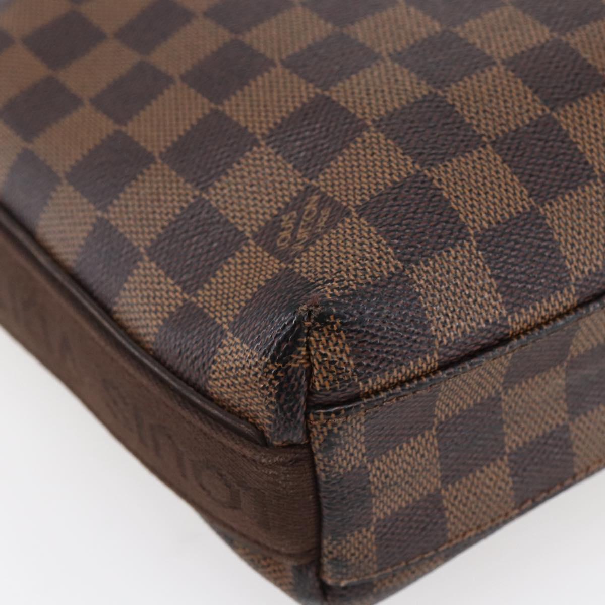 LOUIS VUITTON Damier Ebene Trotteur Beaubourg Shoulder Bag N41135 LV Auth 146870