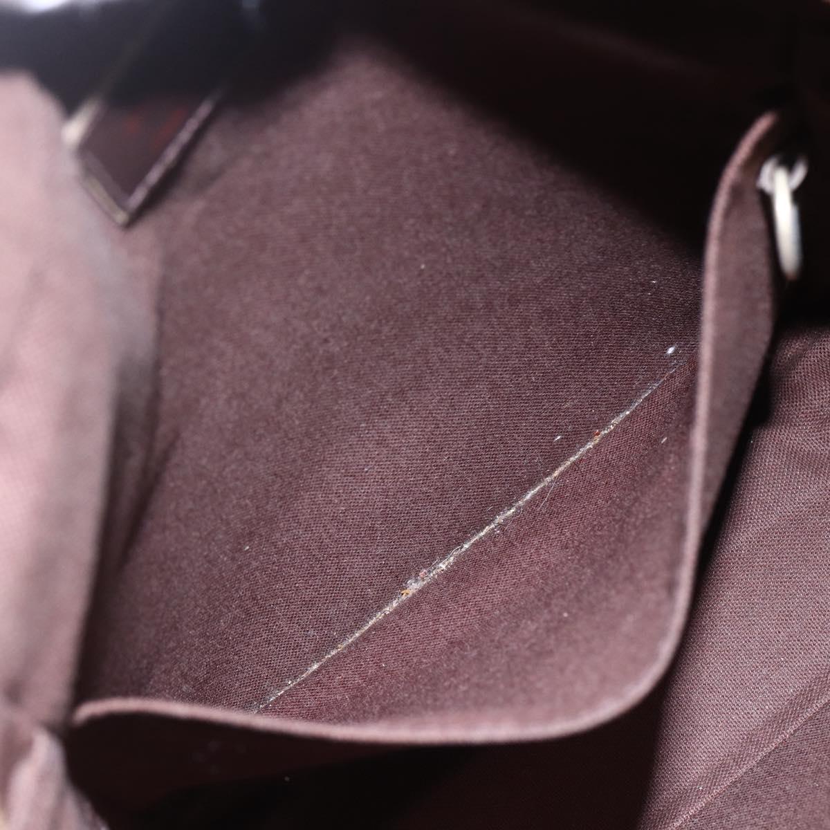 LOUIS VUITTON Damier Ebene Trotteur Beaubourg Shoulder Bag N41135 LV Auth 146870