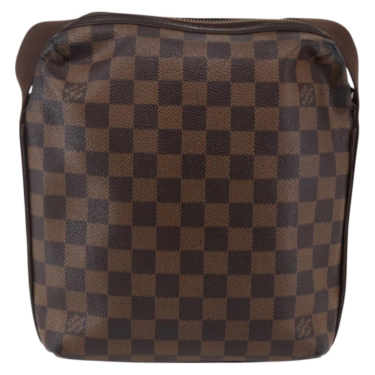 LOUIS VUITTON Damier Ebene Trotteur Beaubourg Shoulder Bag N41135 LV Auth 146870