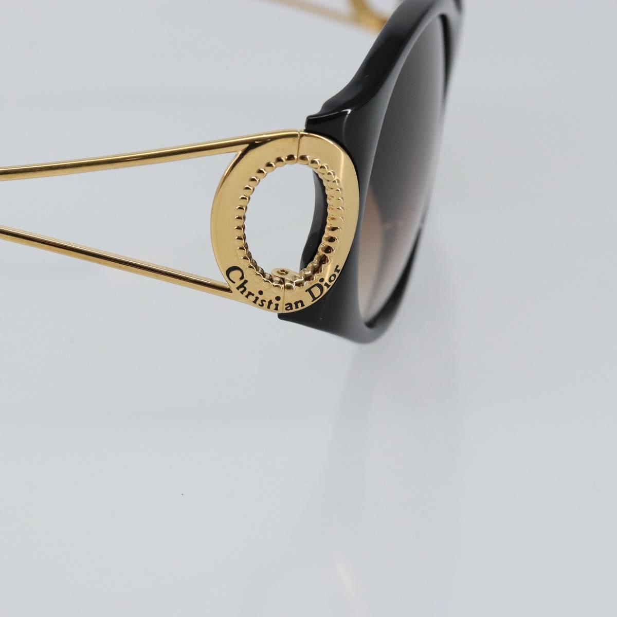 Christian Dior Sunglasses Plastic Gold Tone Auth 146896