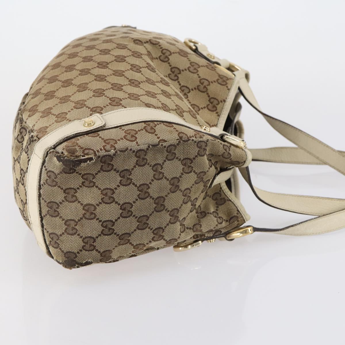 GUCCI GG Canvas Shoulder Bag 2 Set Red Gold Auth 146898
