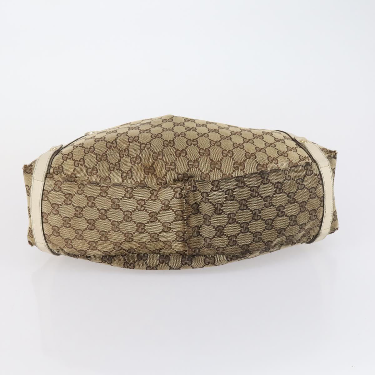 GUCCI GG Canvas Shoulder Bag 2 Set Red Gold Auth 146898