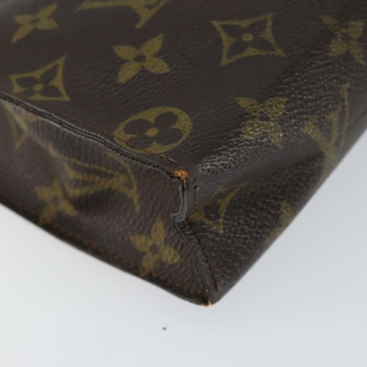 LOUIS VUITTON Monogram Poche Toilette 26 Pouch M47542 LV Auth 146902
