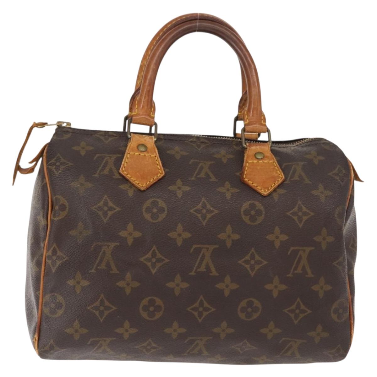 LOUIS VUITTON Monogram Speedy 25 Hand Bag M41528 LV Auth 146904