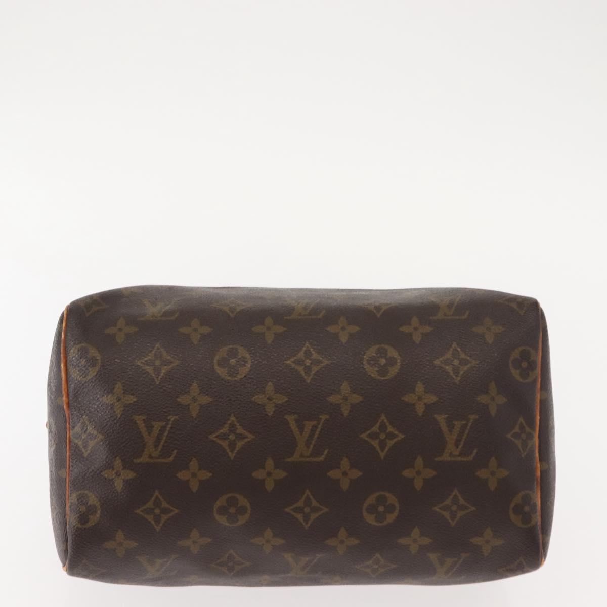 LOUIS VUITTON Monogram Speedy 25 Hand Bag M41528 LV Auth 146904