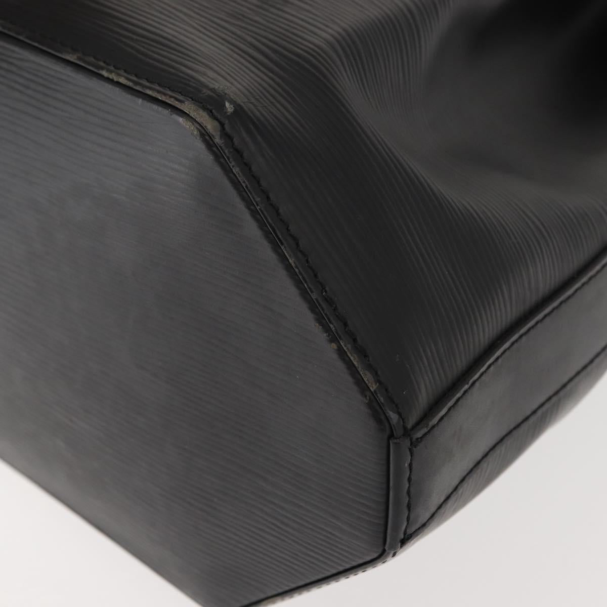 LOUIS VUITTON Epi Sac Depaule GM Shoulder Bag Black M80155 LV Auth 146910