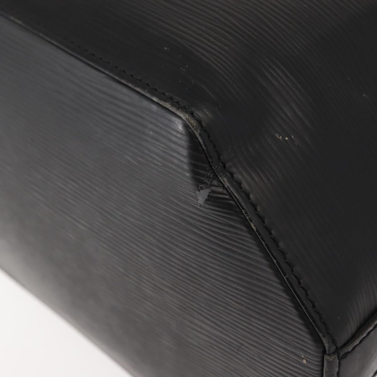 LOUIS VUITTON Epi Sac Depaule GM Shoulder Bag Black M80155 LV Auth 146910