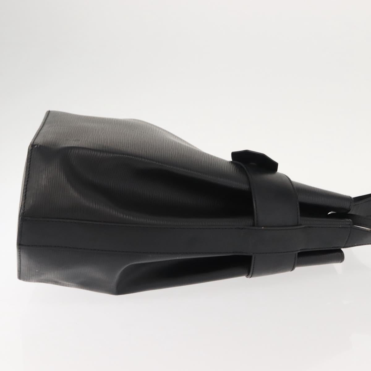 LOUIS VUITTON Epi Sac Depaule GM Shoulder Bag Black M80155 LV Auth 146910