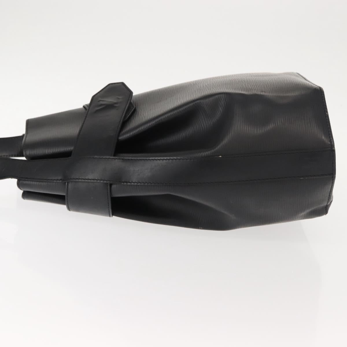 LOUIS VUITTON Epi Sac Depaule GM Shoulder Bag Black M80155 LV Auth 146910