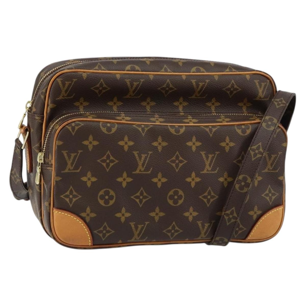 LOUIS VUITTON Monogram Nile Shoulder Bag M45244 LV Auth 146936V