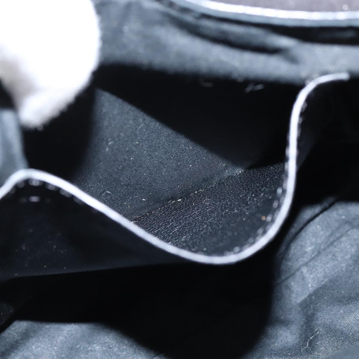 Chloe Lily Shoulder Bag Leather 2way Black Gold Auth 146949