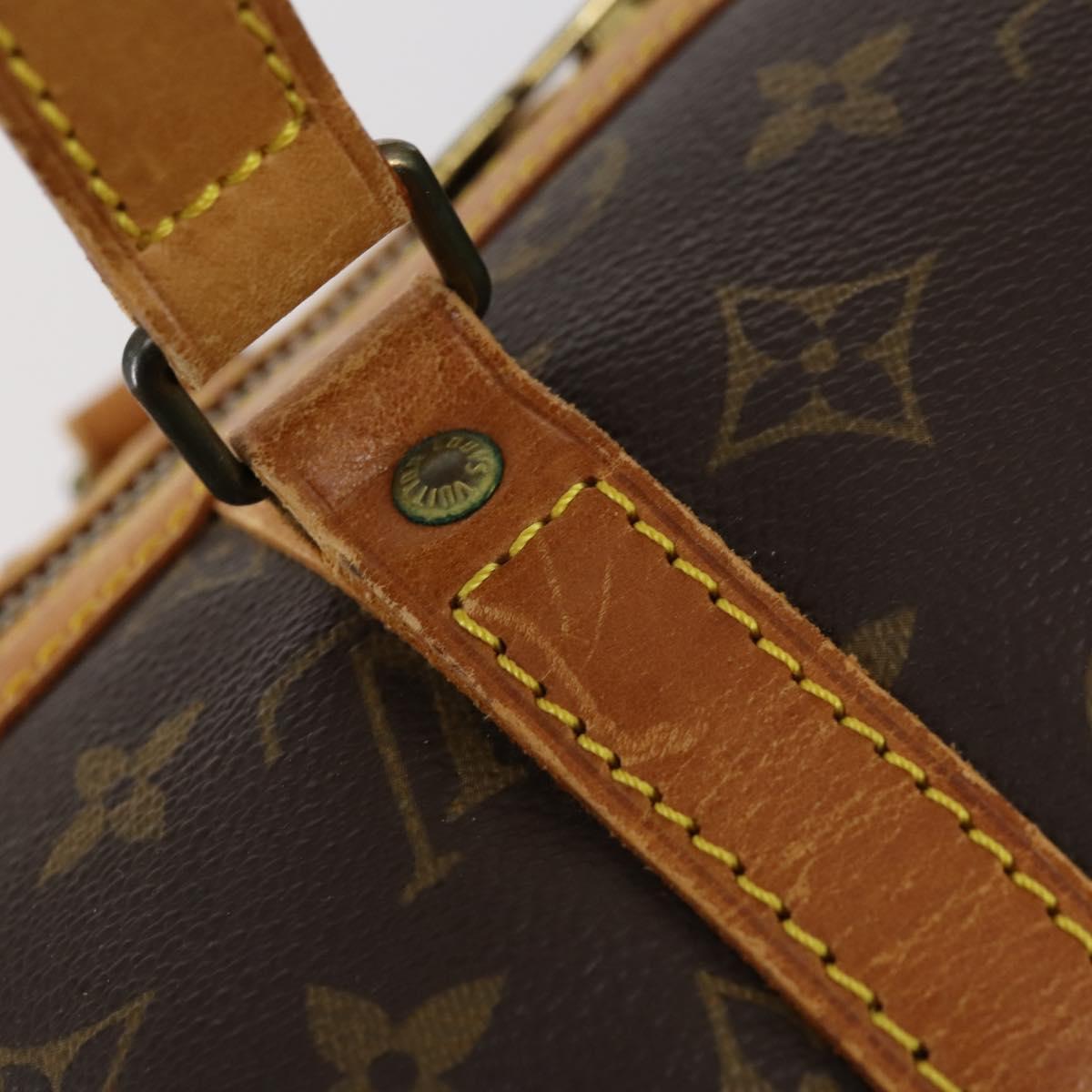 LOUIS VUITTON Monogram Sac Souple 35 Boston Bag M41626 LV Auth 146967