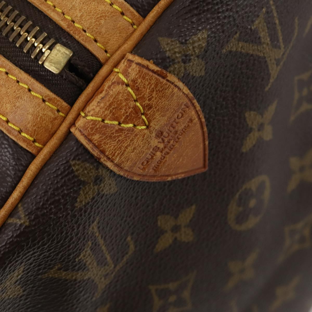 LOUIS VUITTON Monogram Sac Souple 35 Boston Bag M41626 LV Auth 146967