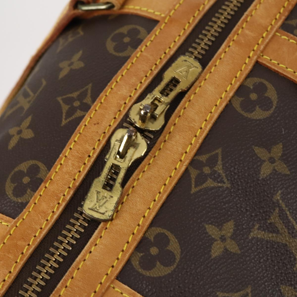 LOUIS VUITTON Monogram Sac Souple 35 Boston Bag M41626 LV Auth 146967