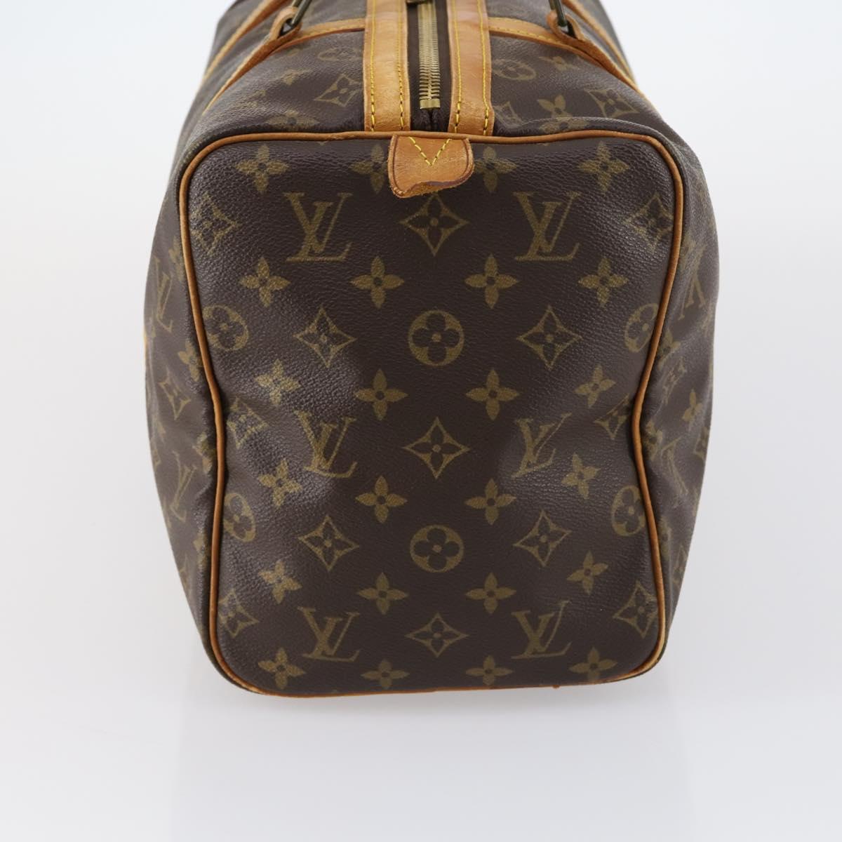 LOUIS VUITTON Monogram Sac Souple 35 Boston Bag M41626 LV Auth 146967