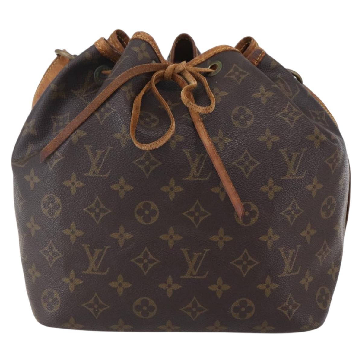 LOUIS VUITTON Monogram Petit Noe Shoulder Bag M42226 LV Auth 146971