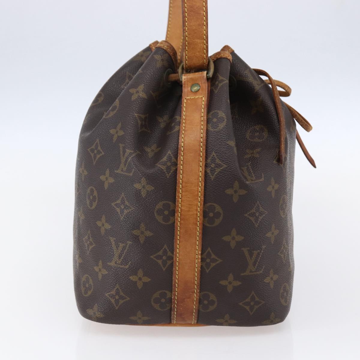 LOUIS VUITTON Monogram Petit Noe Shoulder Bag M42226 LV Auth 146971