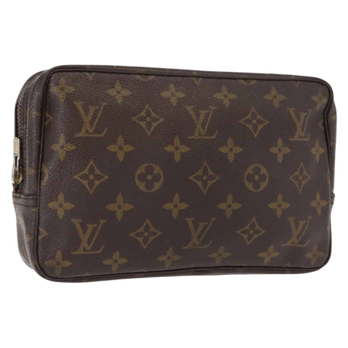LOUIS VUITTON Monogram Trousse Toilette 23 Clutch Bag M47524 LV Auth 146972