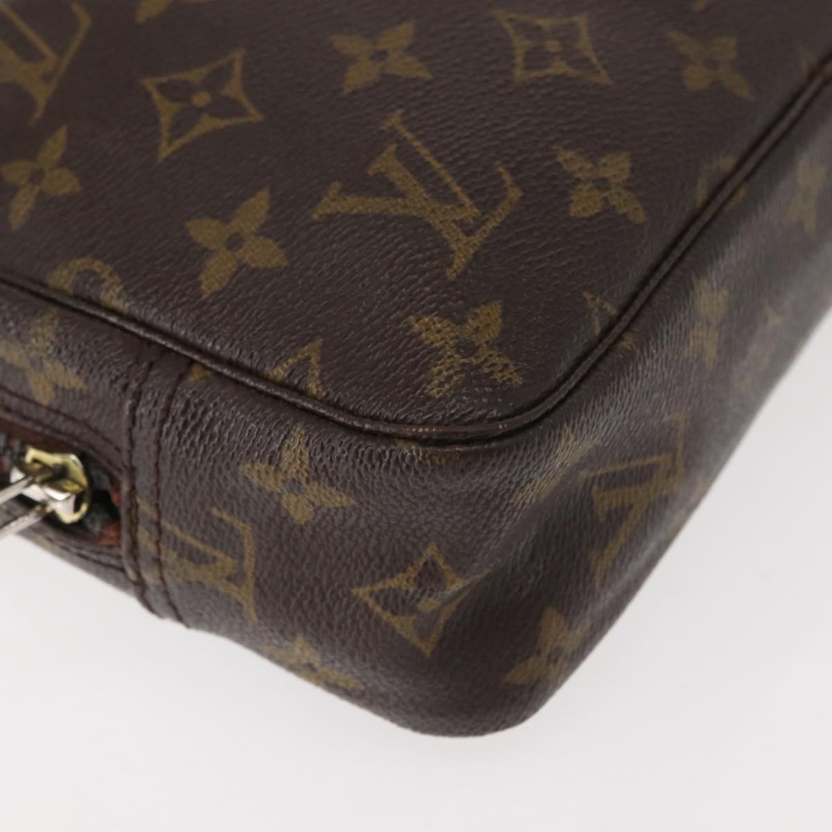 LOUIS VUITTON Monogram Trousse Toilette 23 Clutch Bag M47524 LV Auth 146972
