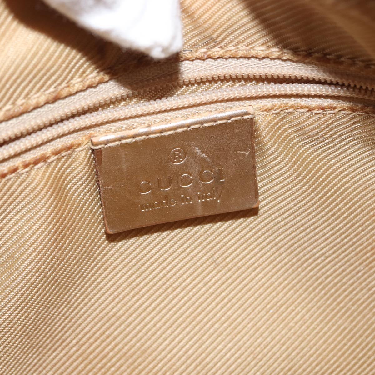 GUCCI GG Canvas Hand Bag Peppermint Gold 000 0852 Auth 146975