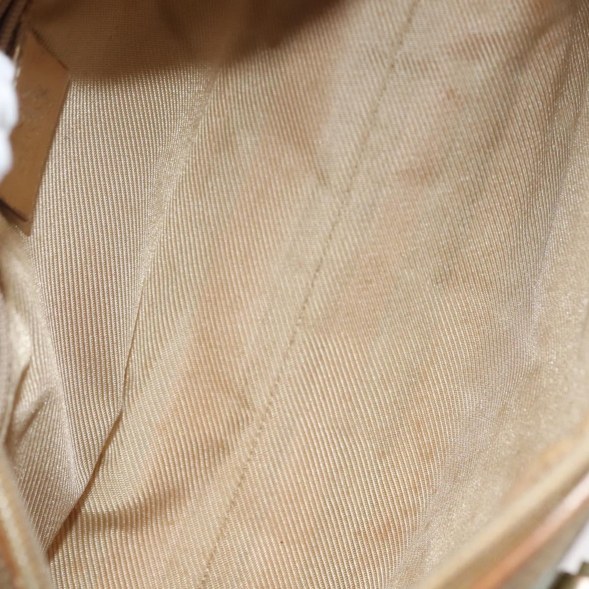 GUCCI GG Canvas Hand Bag Peppermint Gold 000 0852 Auth 146975