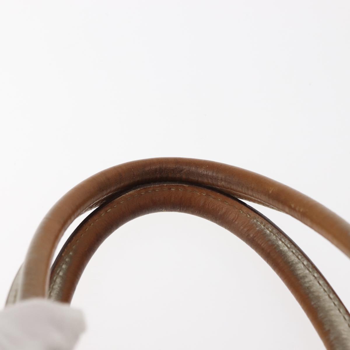 GUCCI GG Canvas Hand Bag Peppermint Gold 000 0852 Auth 146975