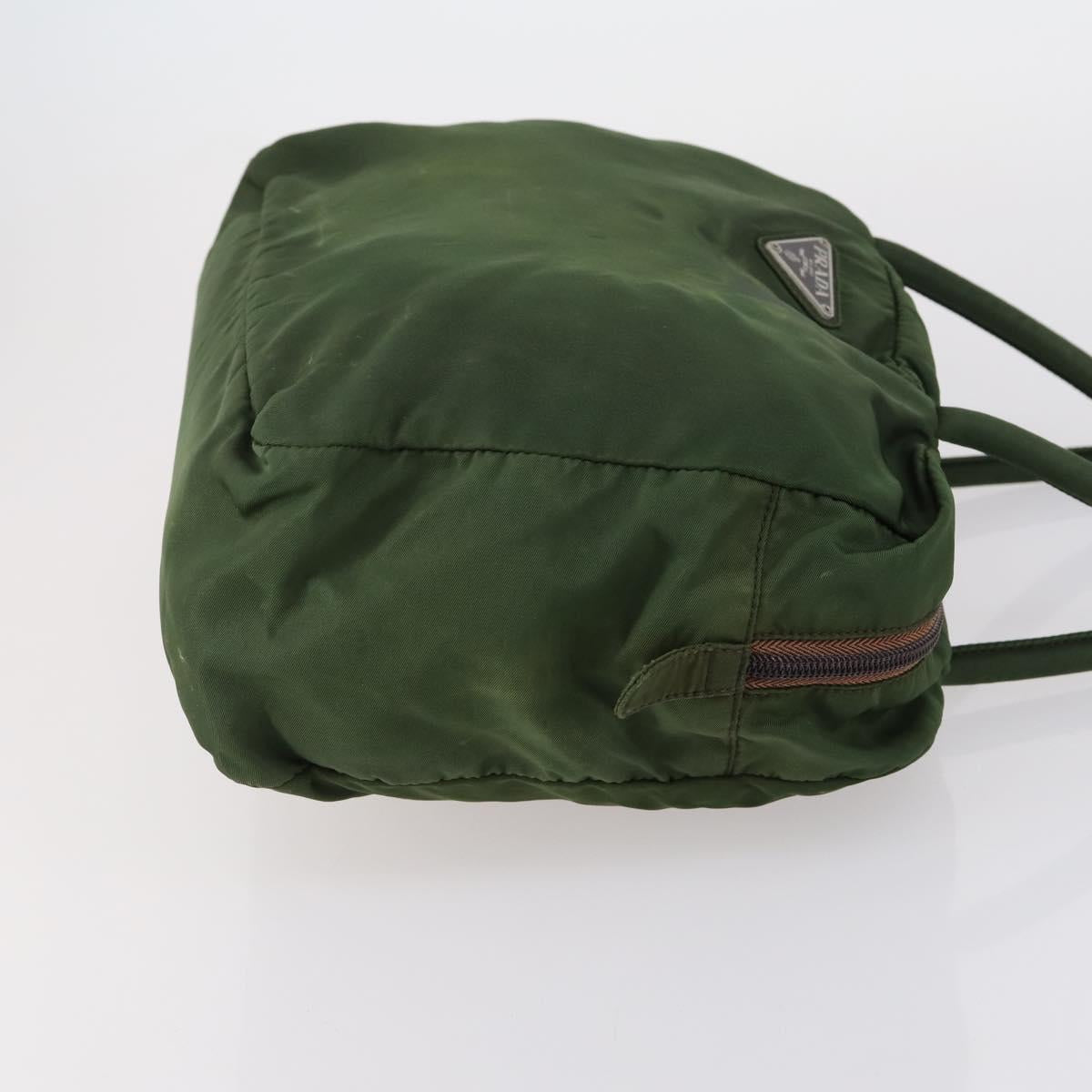 PRADA Tote Bag Nylon 3Set Green Blue Auth 146985