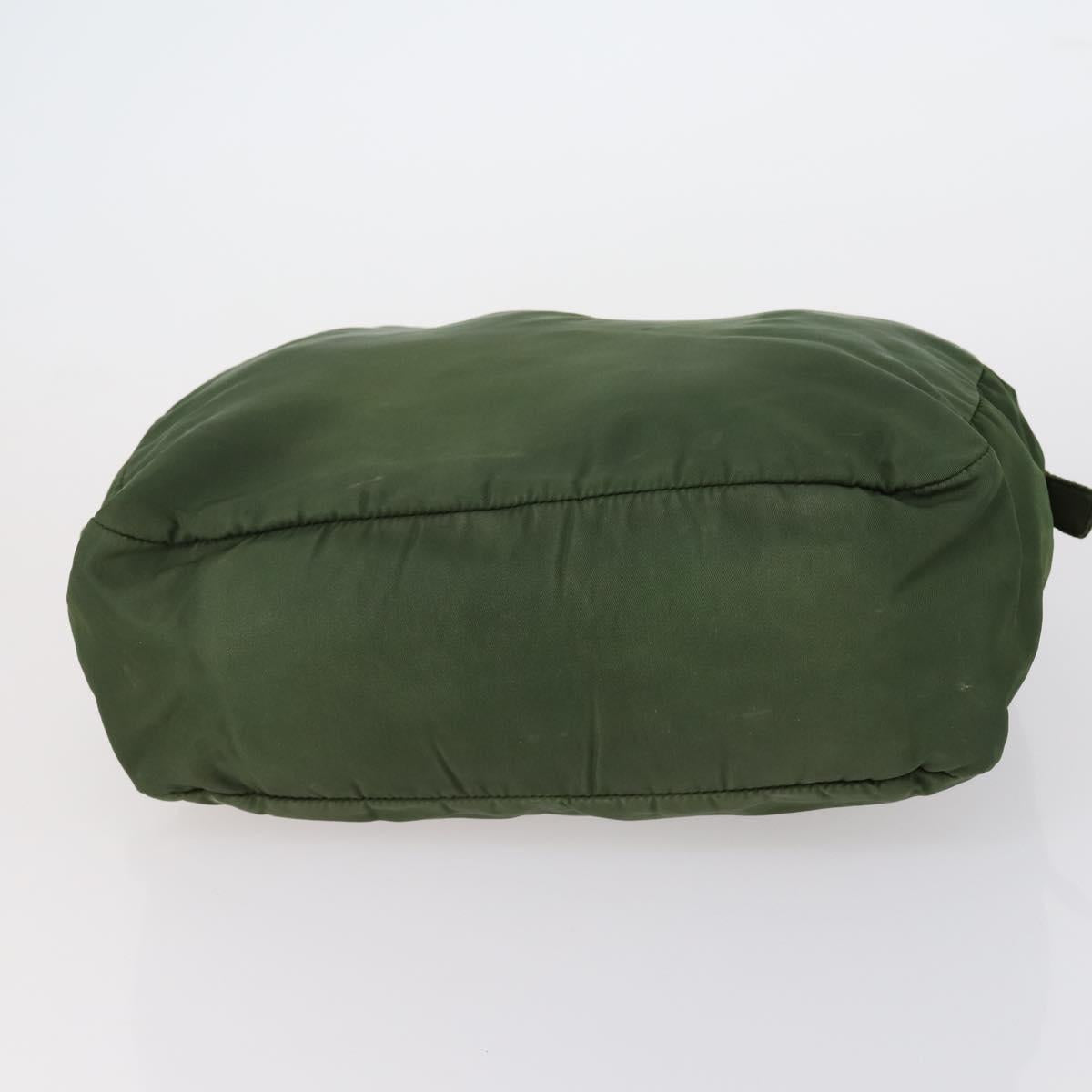 PRADA Tote Bag Nylon 3Set Green Blue Auth 146985