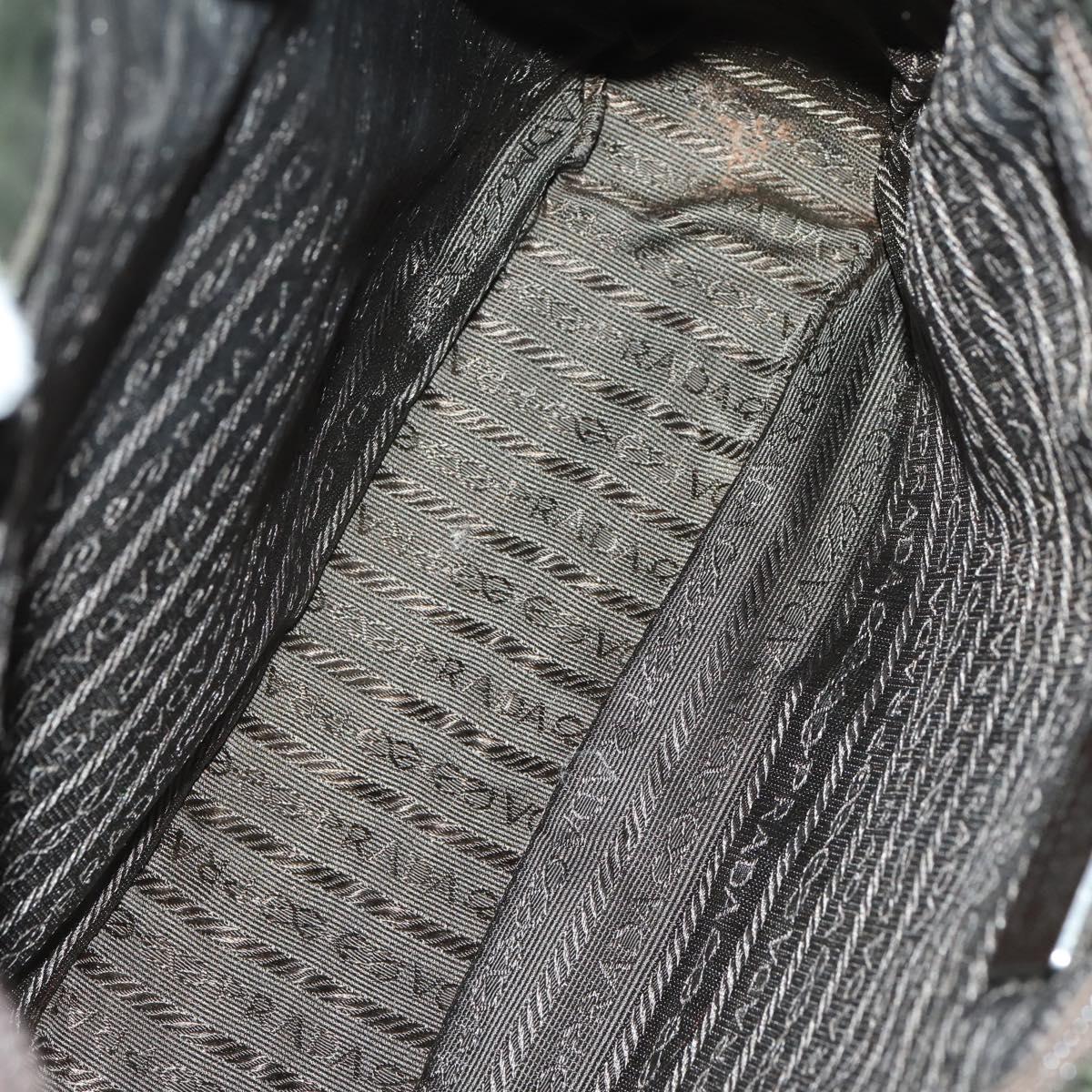 PRADA Tote Bag Nylon 3Set Green Blue Auth 146985