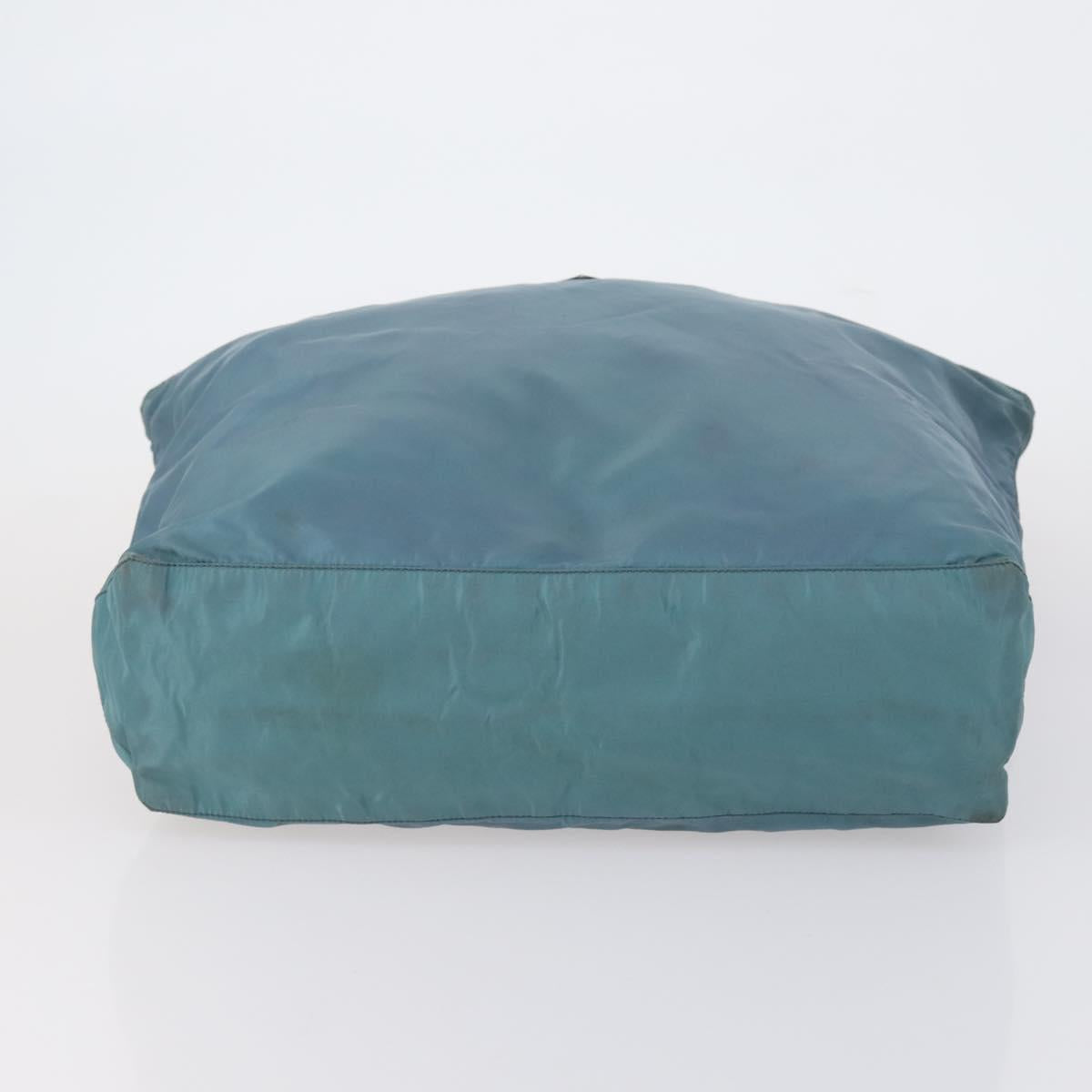 PRADA Tote Bag Nylon 3Set Green Blue Auth 146985