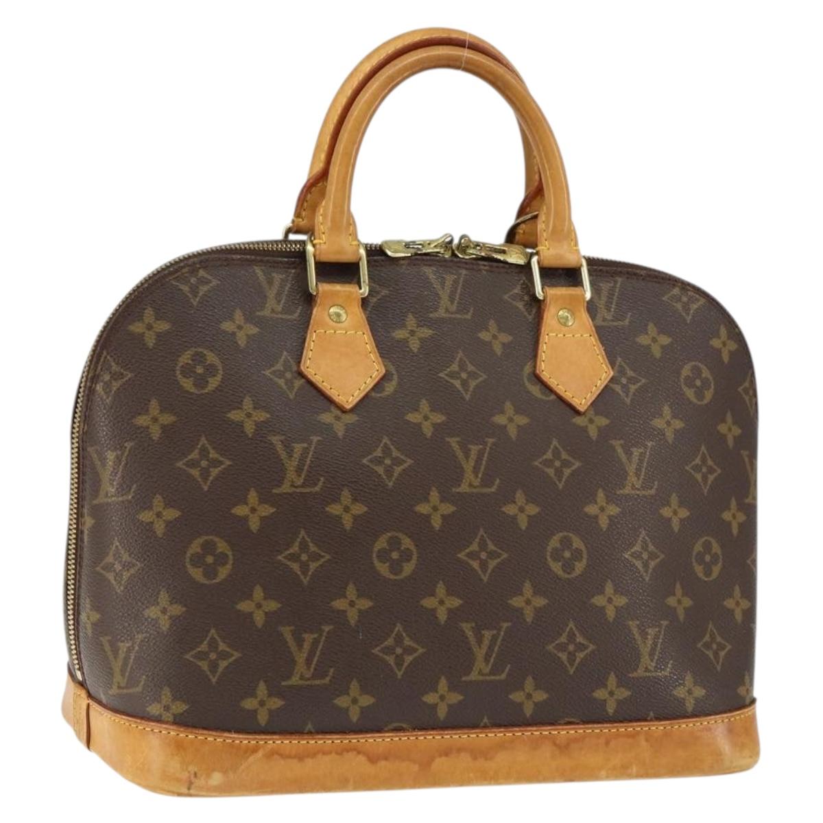 LOUIS VUITTON Monogram Alma Hand Bag M51130 LV Auth 146987