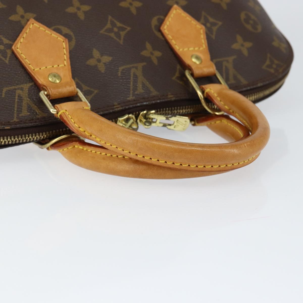 LOUIS VUITTON Monogram Alma Hand Bag M51130 LV Auth 146987