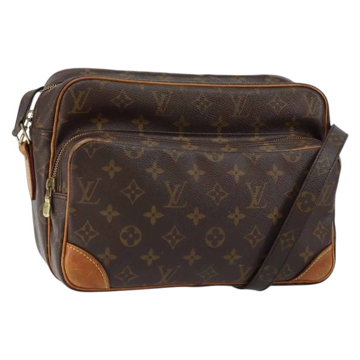 LOUIS VUITTON Monogram Nile Shoulder Bag M45244 LV Auth 146989